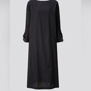 Black Uniqlo x Hana Tajima Long Dress - Size M
